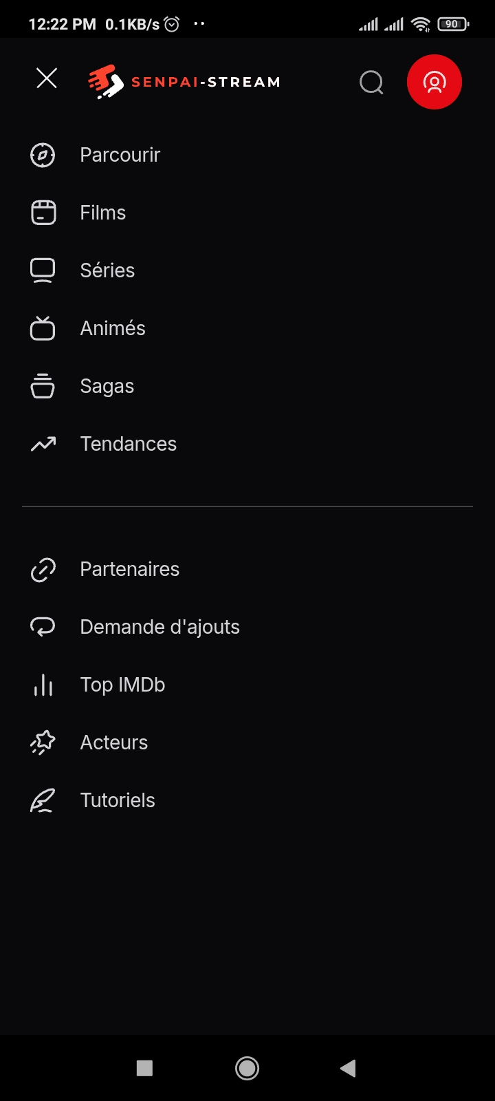 Screenshot Of Senpai Stream